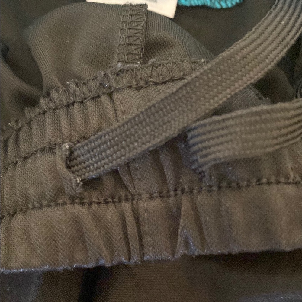Kids Adidas Black and Blue Athletic Shorts - Picture 3 of 3